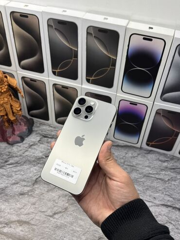 телефон айфон расрочка: IPhone 15 Pro Max, Б/у, 256 ГБ, Desert Titanium, Зарядное устройство, Защитное стекло, Чехол, В рассрочку, 98 %