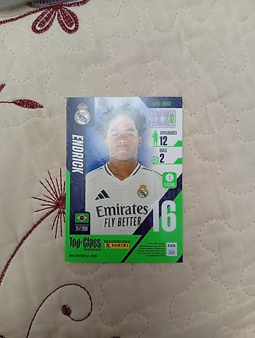 tar: Panini “Top Class” futbol kartı – Endrick (Real Madrid) - Seriya — 2