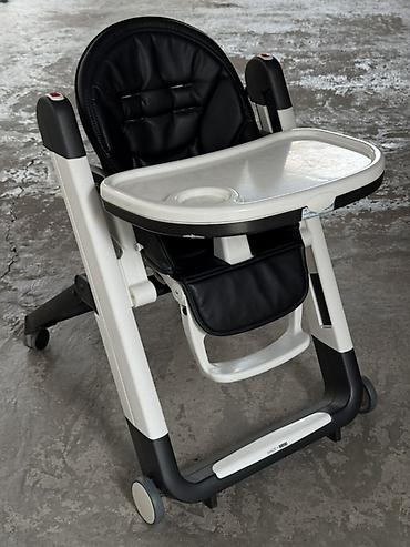 peg prego: Стульчик для кормления, Б/у, Peg perego, Трансформер, цвет - Черный, Платная доставка, Самовывоз — 2