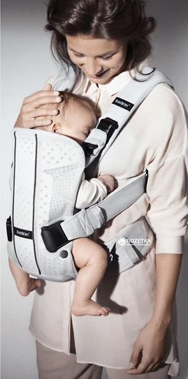 маленький мишка: Эргорюкзак-переноска BabyBjorn в светло-сером цвете. Удобная — 1