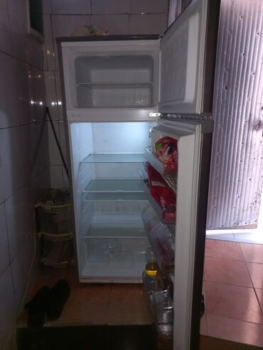 yuxa saci: Б/у Двухкамерный Hoffman Холодильник Продажа, цвет - Серый