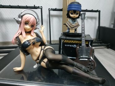 super ras: Аниме фигурка 13см 
Super sonico guitar оригинал