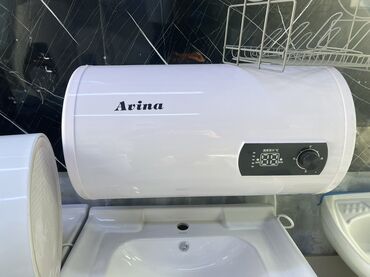 газовые котлы напольные одноконтурные: Водонагреватель Avina, горизонтальный бак. - Тип: электрический