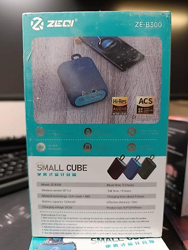 купить колонки с вай фай: Портативная Bluetooth-колонка ZEQI Small Cube (модель ZE-B300) - — 2
