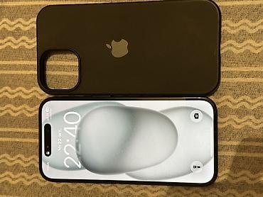 iphone se 2016: IPhone 15, Б/у, 128 ГБ, Черный, Чехол, 79 % — 2