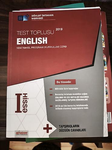 tar satışı: Məhsul: “Test Toplusu – English” (DİM), Hissə I Xüsusiyyətlər: - Nəşr — 3