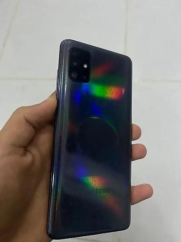 simes telefon: Samsung Galaxy A51, 128 GB, rəng - Qara, Barmaq izi — 3