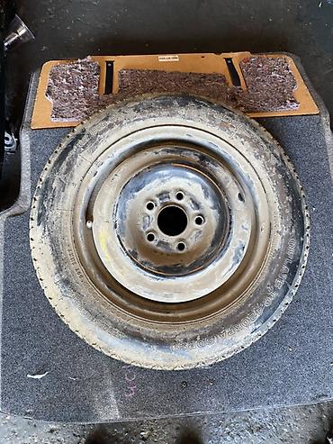 запасное колесо таблетка: Запасное колесо-докатка Bridgestone с металлическим штампованным — 1
