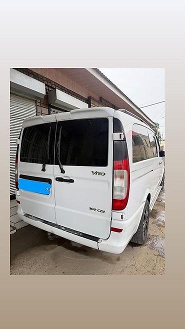 mercedes 208 d: Mercedes-Benz Vito 109 CDI, ağ rəng, miniven. Xarici: - Ağ kuzov, yan — 2