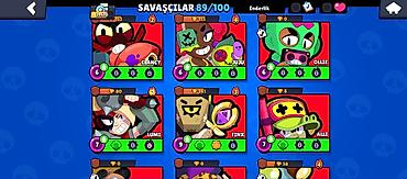 Digər: Brawl Stars hesabı – “Ken Kaneki” - Kupa: 24,570 (ən yüksək: 24,571) — 6