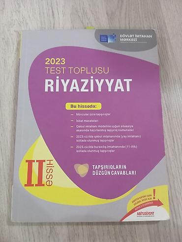 taim 2022 pdf: Məhsul: 2023 Test Toplusu – Riyaziyyat (II hissə) Xüsusiyyətlər: - — 1
