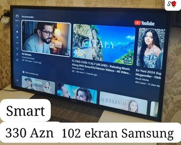 samsung 102 ekran: İşlənmiş Televizor Samsung Led Ünvandan götürmə
