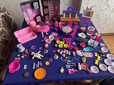 Игрушки: Uşaq üçün böyük kolleksiya – miniatür oyuncaq aksesuarları və mebel — 1