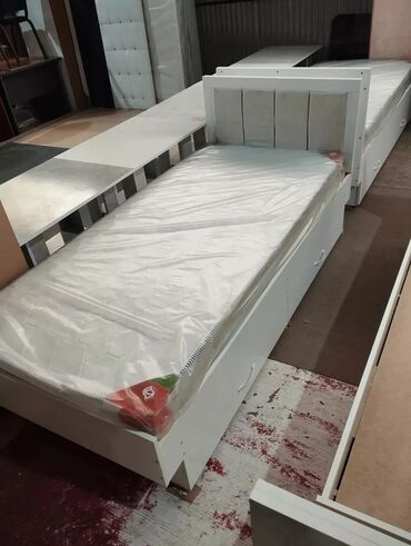 Односпальные кровати: Односпальная кровать, Новый, С матрасом, длина - 205 см — 16