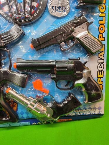 Игрушки: Оружие детский набор игрушек в ассортименте🔥 Комплектация товара — 4