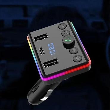Audio oprema za auto: Bluetooth FM transmiter M-50 MP3 3.1A RGB NOVO. Opis proizvoda — 3