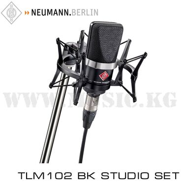 акустические системы emie с микрофоном: Студийный микрофон Neumann TLM 102 Black Studio Set Студийный