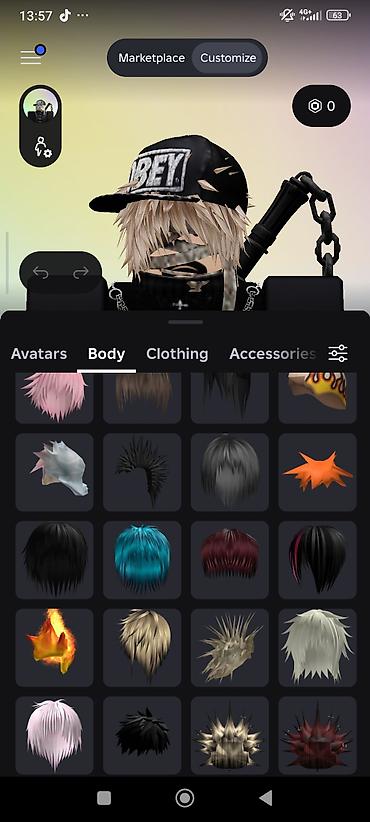 Другие комплектующие: Кастомный аватар для Roblox в темном уличном стиле Состав и внешний — 2