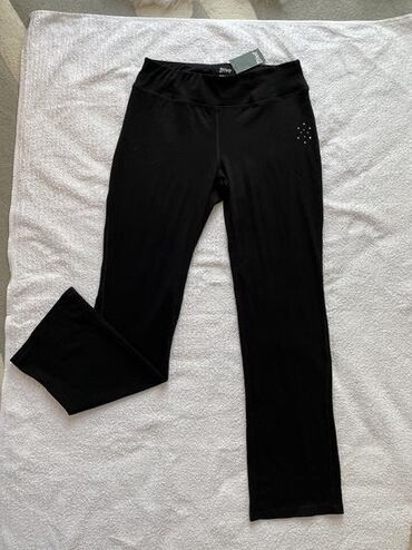 narandžaste pantalone: L (EU 40), XL (EU 42), Cotton, color - Black