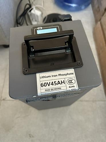 аккумулятор зарядчик: Литий-железо-фосфатный аккумулятор - 60V 45Ah ( запас хода 140 км ) — 3