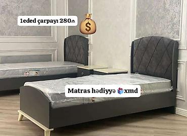 yataq matras: Yeni, Təknəfərlik çarpayı, Matras ilə — 1