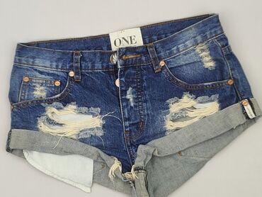 jeansy plus size wysoki stan: ONETEASPOON, Szorty damskie, rozmiar S