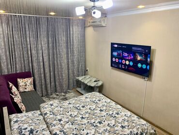 аренда квартир на долгий срок город ош: 1 комната, 38 м², Хрущевка, 4 этаж, Евроремонт