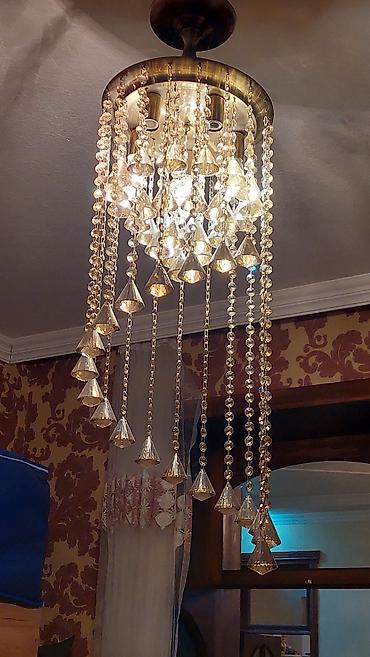 cucə lampası: Çılçıraq, 5 lampa, Xrustal — 1