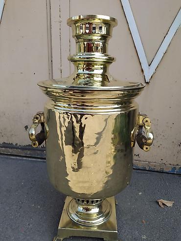 od samavar: Qədimi samovar 12 litr su tutur 600 azn — 4