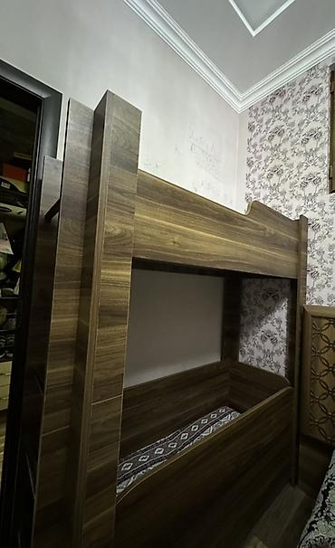 metal ikimərtəbəli carpayılar: Oğlan və qız üçün, Yeni, Çarpayı, Matras ilə, Siyirməsiz, Laminat — 4
