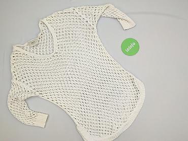 sweter w serca h: Papaya, Sweter damski, rozmiar M — 2