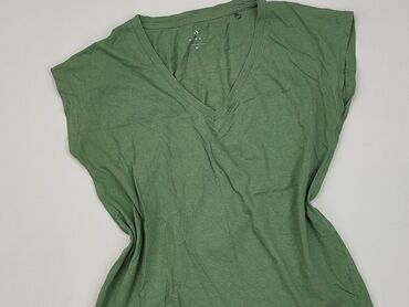 t shirty w zielone paski: T-shirt, M, stan - Dobry