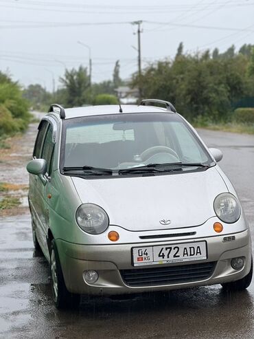 авто ру шины бу: Daewoo Matiz, 5‑дверный городской хэтчбек серебристого цвета