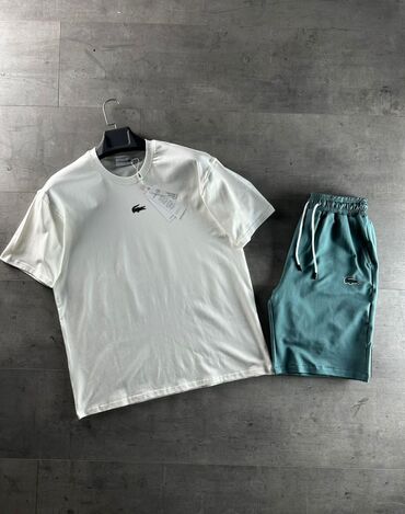 Мужская одежда: Спортивный костюм Lacoste, S (EU 36), M (EU 38), L (EU 40), цвет - Белый