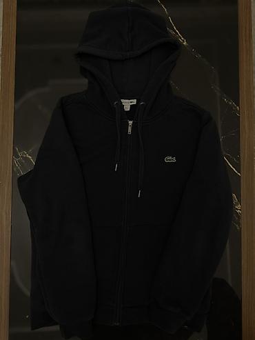 куртка lacoste: Костюм Lacoste (худи на молнии + джоггеры) - Цвет: темно-синий. - — 1