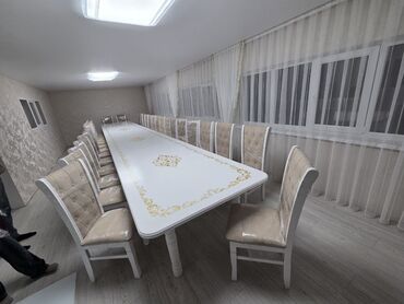 Столы и стулья для зала: Стол и стул для зала, цвет - Белый — 12