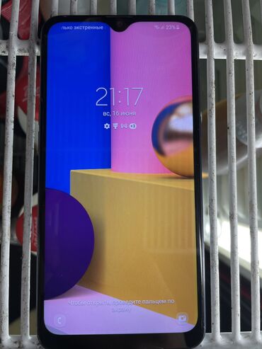 телефон флай 243: Samsung A10s, Б/у, 32 ГБ, цвет - Синий, 2 SIM