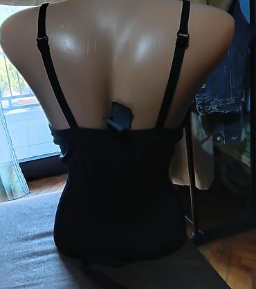 aksa: H&M ženski bodi – crni, model sa korpama i tangama m/l - Brend — 8