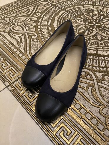женская обувь бу 38: Туфли Ara, 38, цвет - Синий