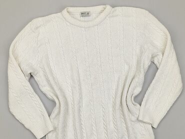 białe t shirty plus size: Sweter, XL, stan - Dobry