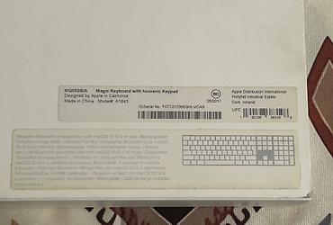 en ucuz macbook: Apple Magic Klaviatura A1843 rəqəmsal klaviatura ilə 🔸Orijinal Apple — 10