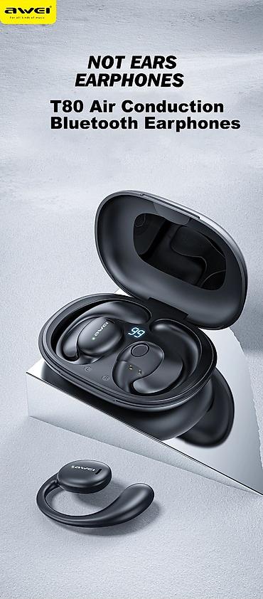 device: Awei T80 наушники беспроводные спортивные Воздушные наушники Bluetooth — 5