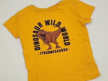 sukienka w dinozaury: T-shirt, SinSay, 7 years, 116-122 cm, condition - Very good