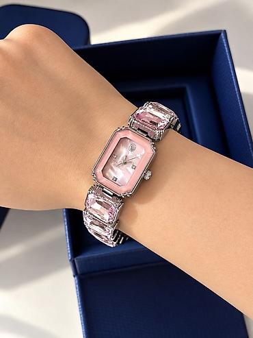 İşlənmiş, Qol saatı, Swarovski, rəng - Çəhrayı lalafo.az -da İşlənmiş, Qol saatı, Swarovski, rəng - Çəhrayı