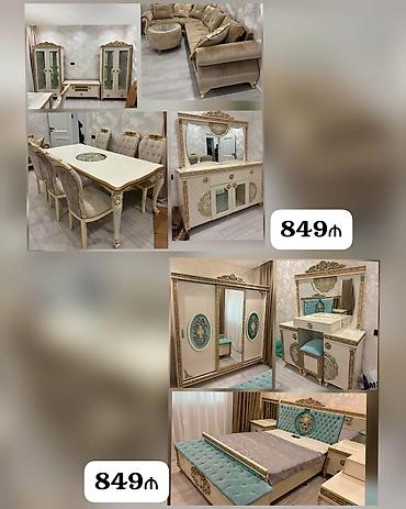 alisa home tekstil: 849₼ qonaq mebeli 849₼ Yataq mebel desti çox baha alınıb Dolab — 1