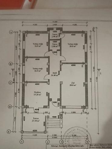 rayal formasinda hovuz: Layihə planı – 1 mərtəbəli fərdi yaşayış evi Ümumi ölçülər: - Evin — 1