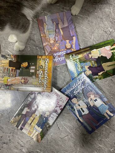 resmxett kitabi: Anime manga Sessisliyin sesi, 1-5 volCATİRİLMA ONLY BAKU!