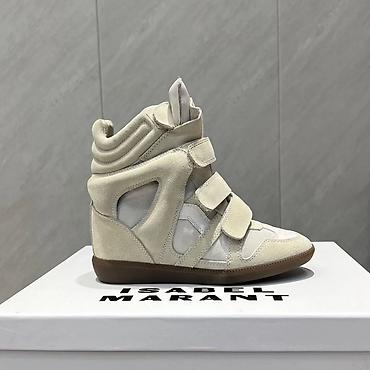 Кроссовки, 37, Isabel Marant, Новый, цвет - Бежевый, Самовывоз, Платная доставка