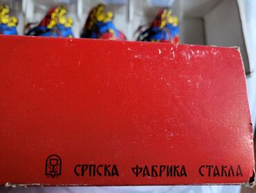 Čaše: Case nove paracinsko staklo 80te. Vintaz case univerzalne komada 5 — 4