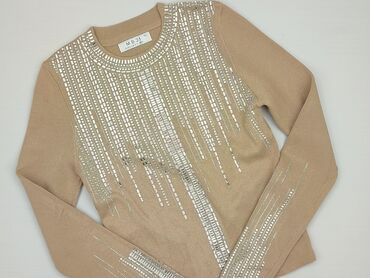 bialy moherowy sweter: MB, Sweter damski, S